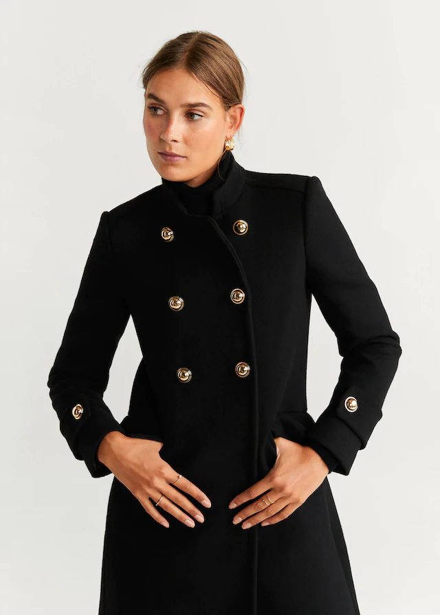 manteau femme marron mango