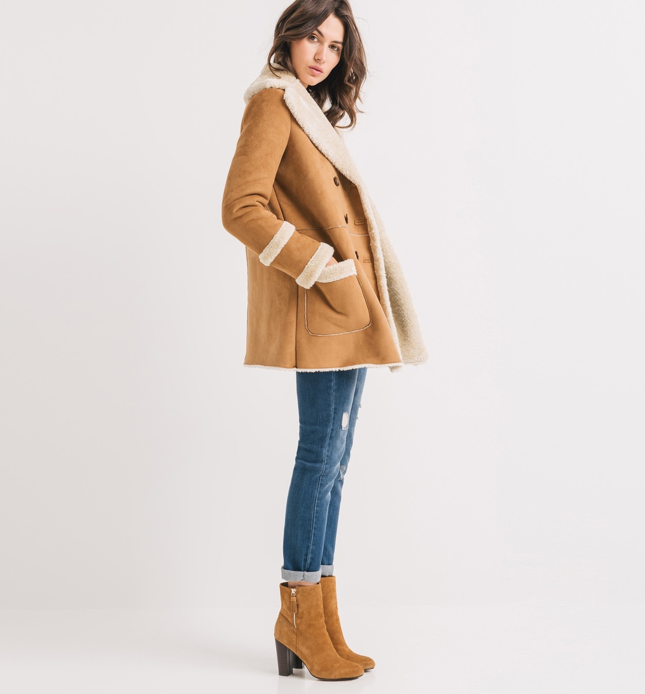 Veste fourrure promod deals