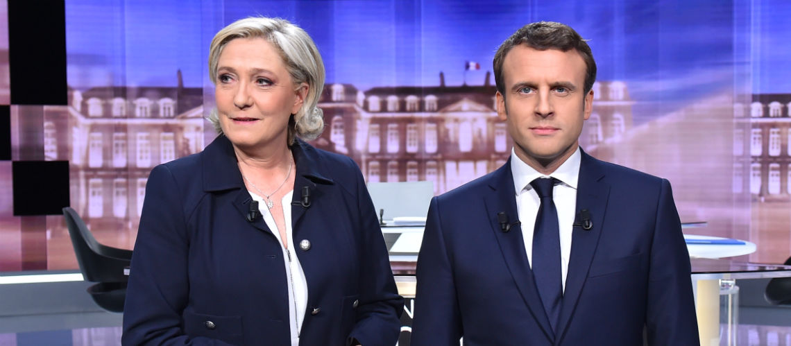VIDEO Marine Le Pen fait une allu­sion douteuse sur Emma­nuel et sa prof Brigitte Macron
