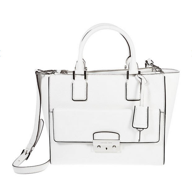 Soldes Sacs à Main Zalando - MICHAEL Michael Kors AUDREY Sac à main blanc