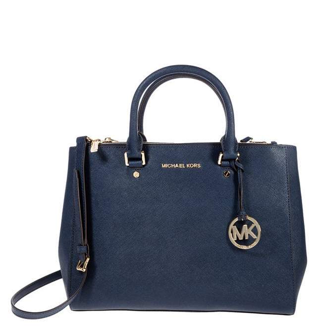 MICHAEL Michael Kors SUTTON Sac à main navy 