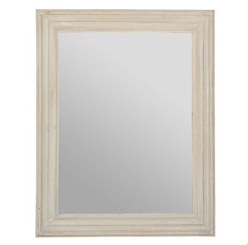 Miroir en bois patiné gris Jardin d'Ulysse - Miroir Decoclico