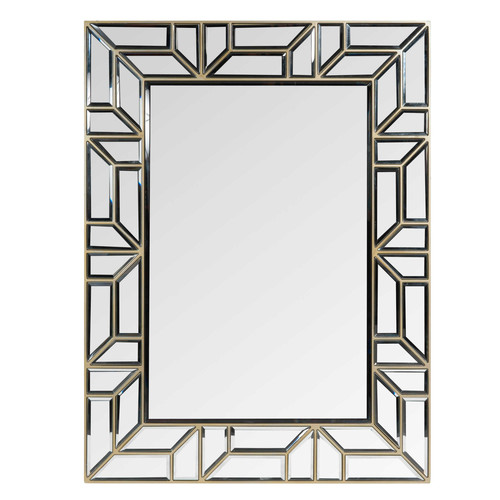 Miroir graphique doré 60x80cm DIANNE - Maisons du Monde