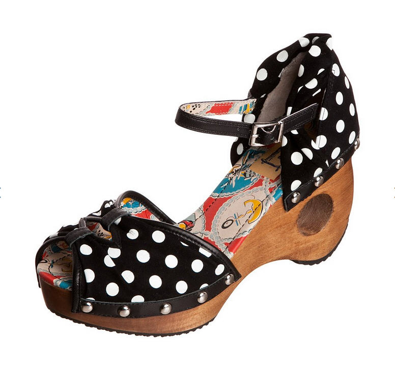 Sandales Miss L Fire en coloris Noir Femme Chaussures Chaussures à talons Sandales compensées 28 % de réduction 