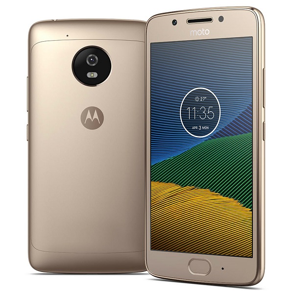 Smartphone Motorola Moto G5 Double SIM 16 Go Or