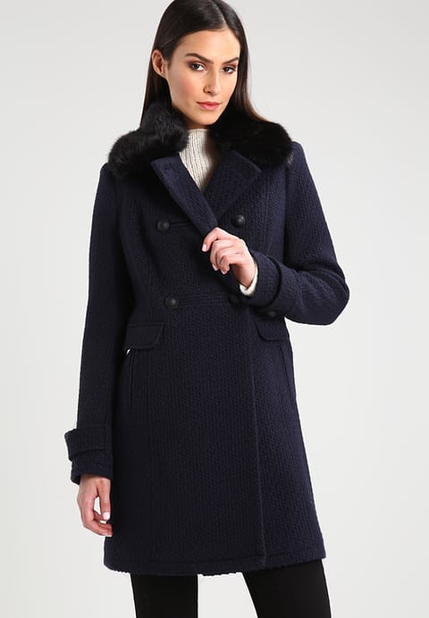 NAF NAF AMODE Manteau classique bleu marine