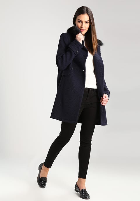 NAF NAF AMODE Manteau classique bleu marine