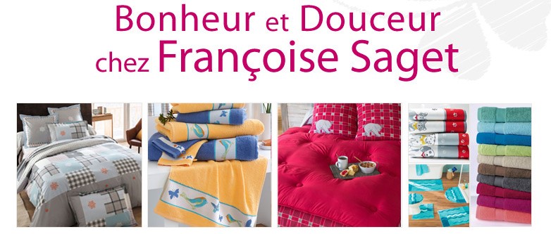 Françoise Saget Réduction -50% sur le linge de maison