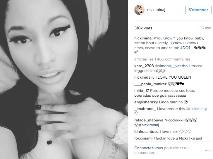 Nicki Minaj torride sur Instagram dans une vidéo sexy