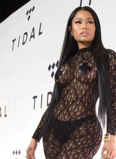 Nicki Minaj sexy en dentelle pour Tidal