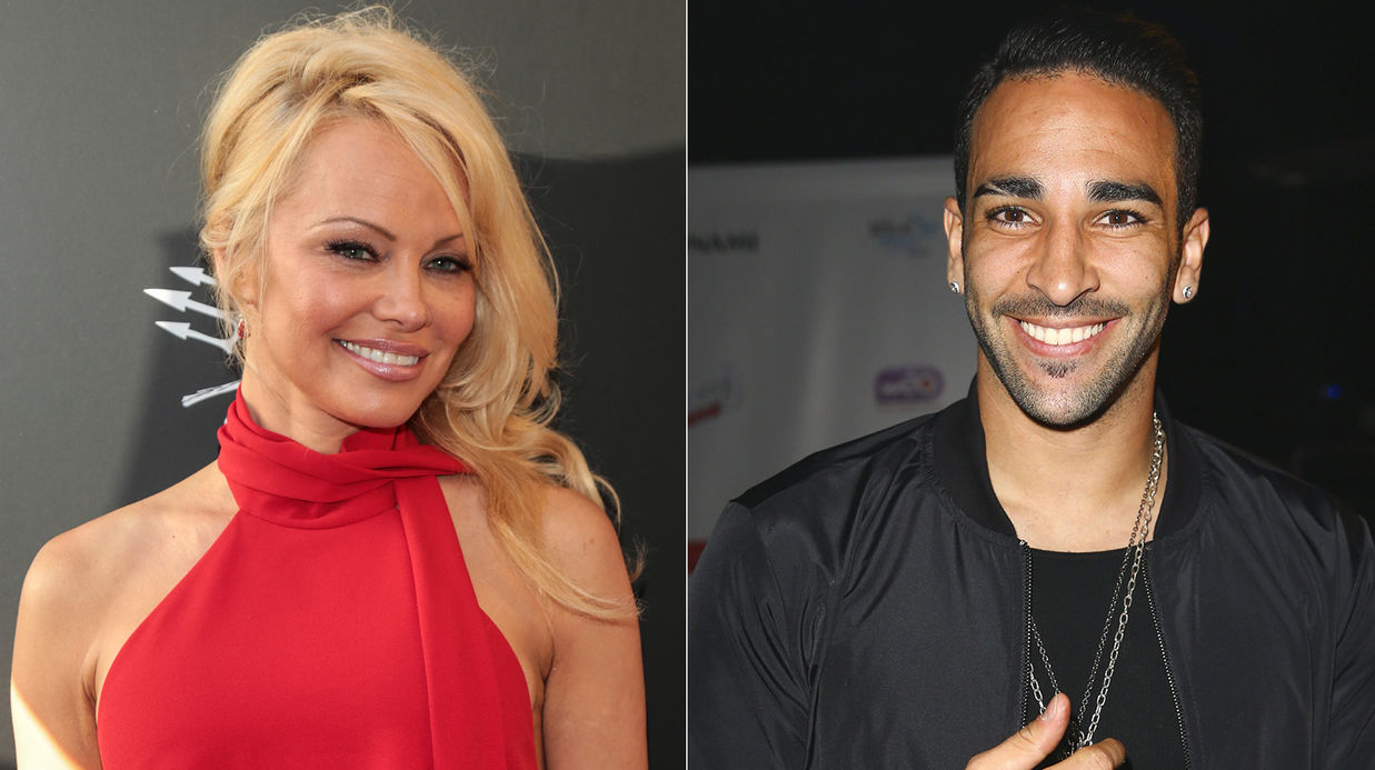 Pamela Ander­son en couple avec le foot­bal­leur français Adil Rami