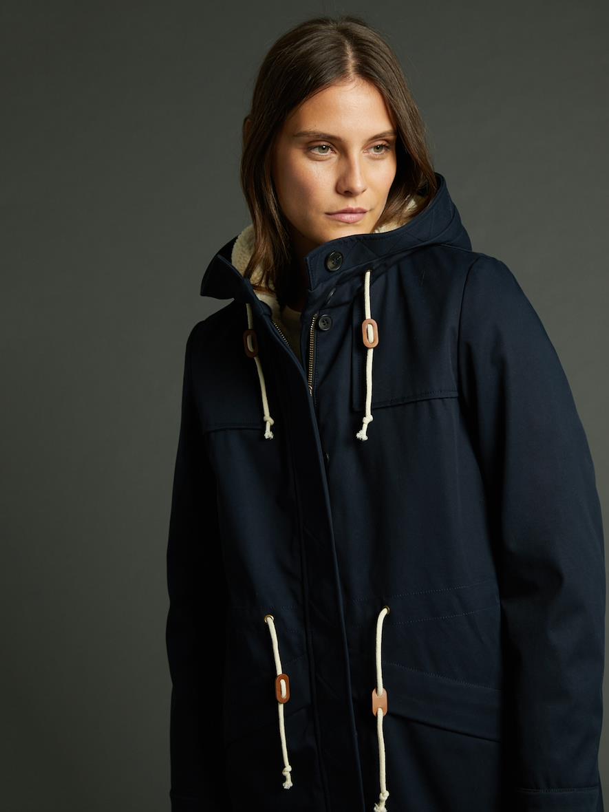 parka doublure sherpa femme