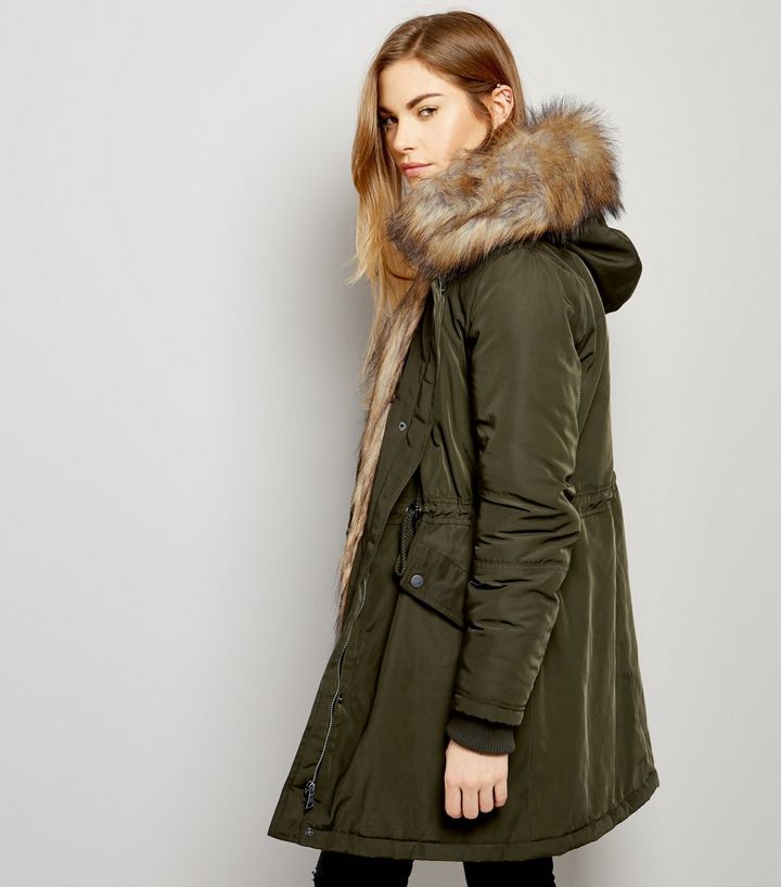 Parka femme doublure fourrure deals