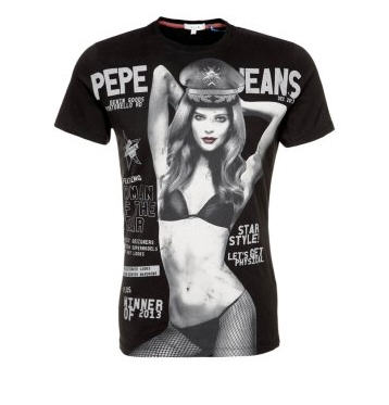 Pepe Jeans HEFNER T-shirt imprimé noir, T-shirt Zalando