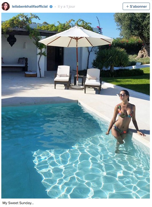 PHOTOS Leila Ben Khalifa est vraiment TRÈS SEXY avec son tout petit bikini