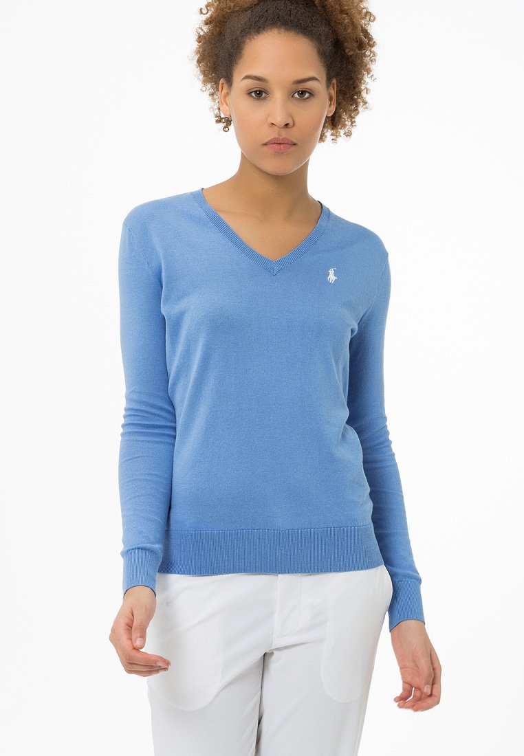 Polo Ralph Lauren Golf PIMA Pullover gentry blue - Pull Femme Zalando
