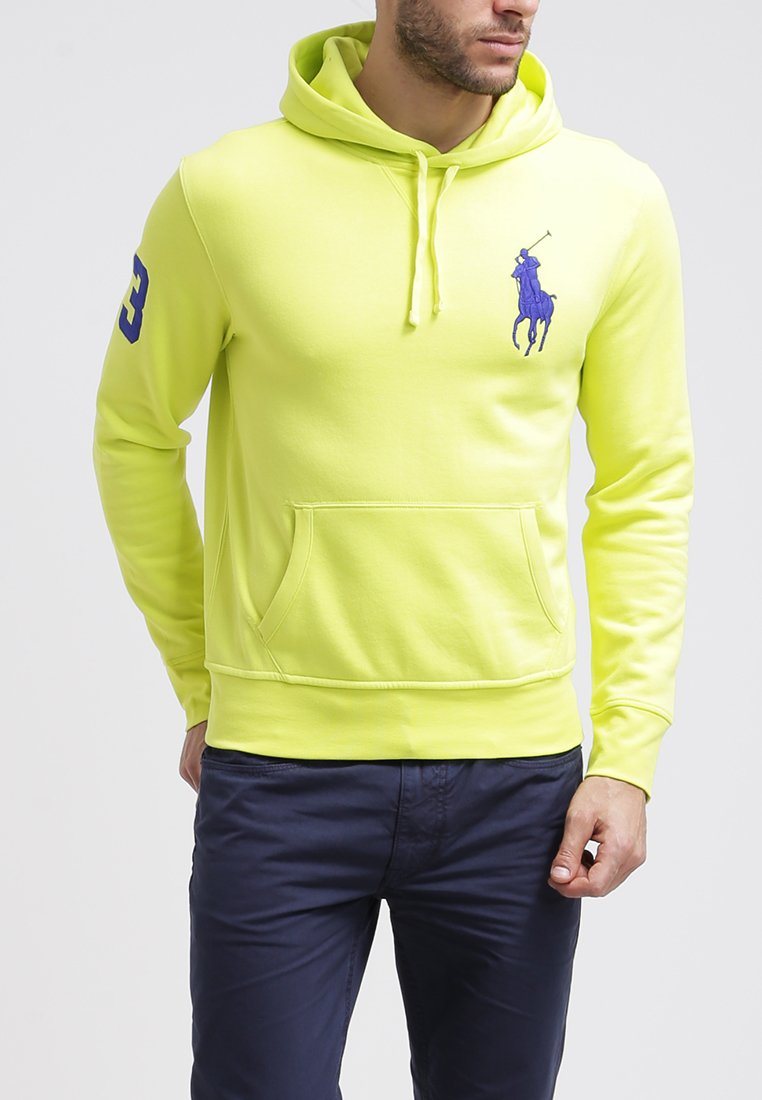 Polo Ralph Lauren Sweatshirt neon yellow, Sweatshirt Homme Zalando