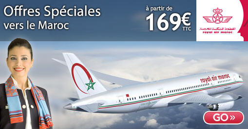 Go Voyages Billet d'avion Royal Air Maroc pas cher sur Go Voyage