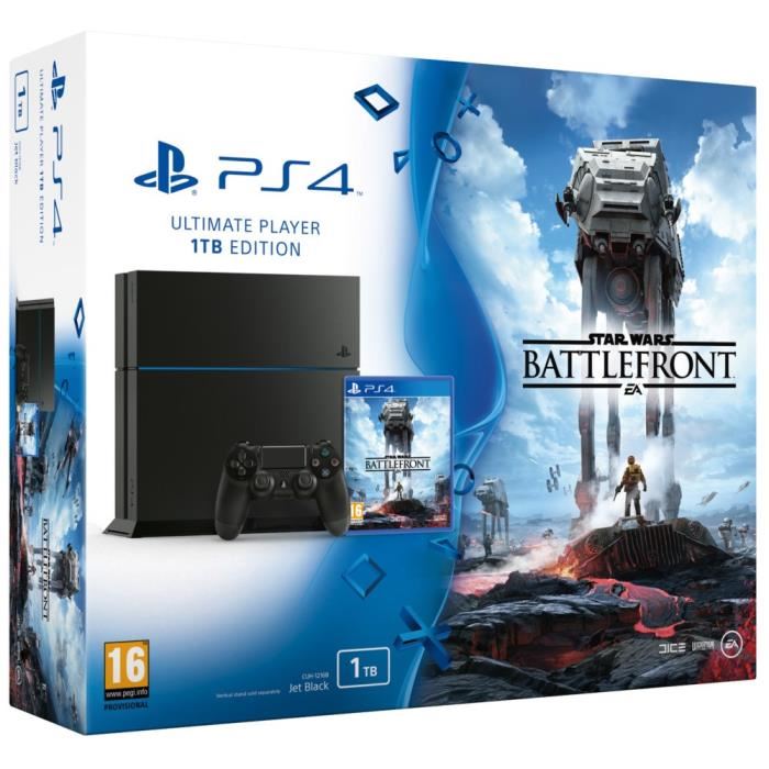 PS4 1 To + Star Wars Battlefront - Consoles Cdiscount