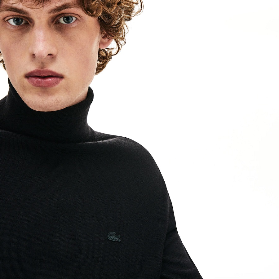 Col roule 2025 lacoste noir
