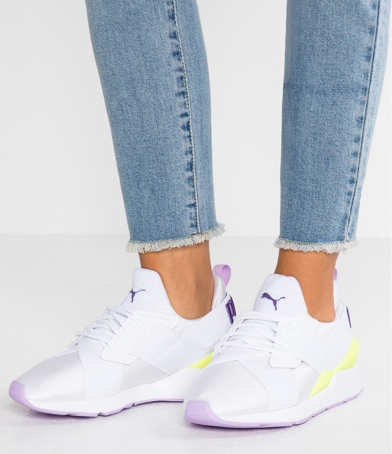 Puma MUSE EXCLUSIVE Baskets basses white/electric purple - Zalando