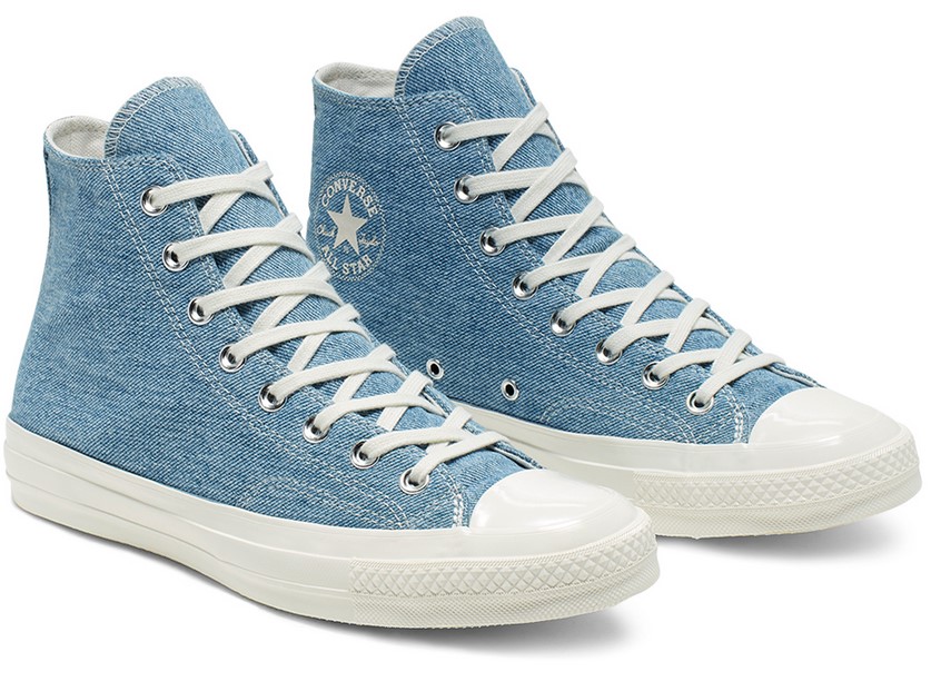 Converse Renew Denim Chuck 70 High Top light denim/egret  pour Femme