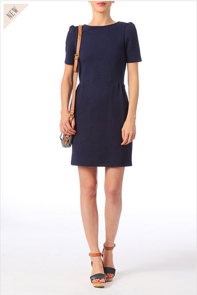 Robe Klein Bleu Marine Sessun Robe Monshowroom Iziva