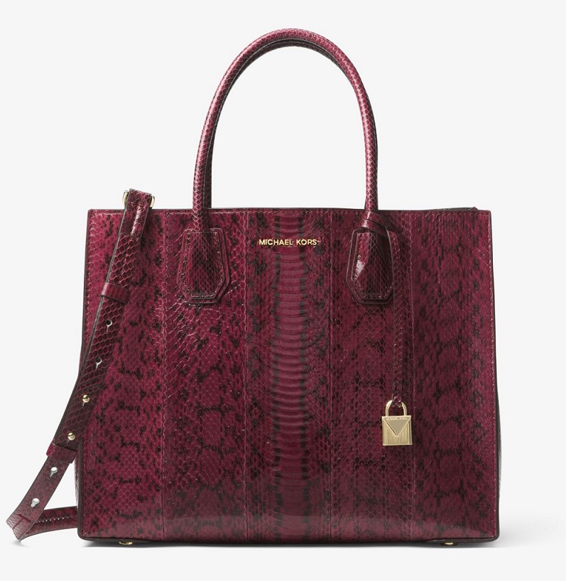 Sac à Main Mercer Michael Kors en Peau De Serpent