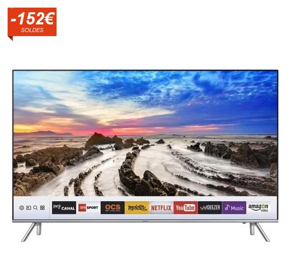 SAMSUNG 49MU7005 TV LED 4K UHD 123 cm, Soldes Téléviseur Cdiscount