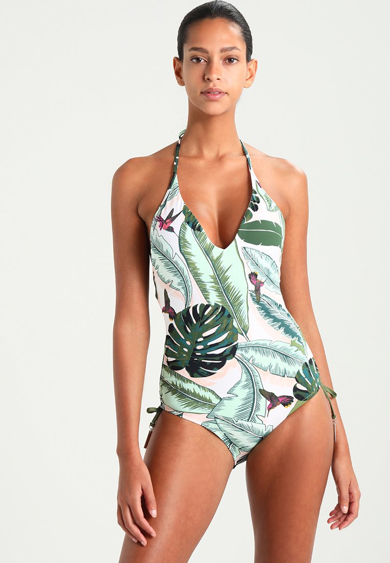 Seafolly PALM BEACH DEEP V MAILLOT Maillot de bain moss