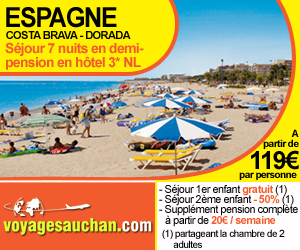 Espagne Voyages Auchan - Séjour Costa Brava Espagne 119 Euros 