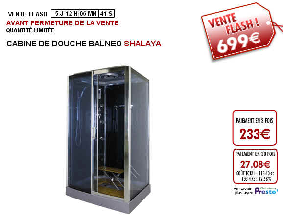 Cabine de Douche SHALAYA  