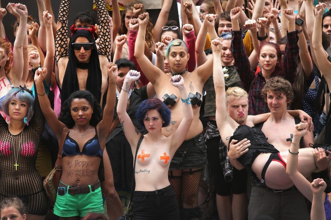 Slutwalk à Chicago, le 7 septembre 2013 - SCOTT OLSON/GETTY IMAGES NORTH AMERICA/AFP