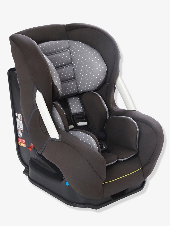 Siège-auto groupe 0/1 VERTBAUDET Safesit iSize + Isofix gris foncé