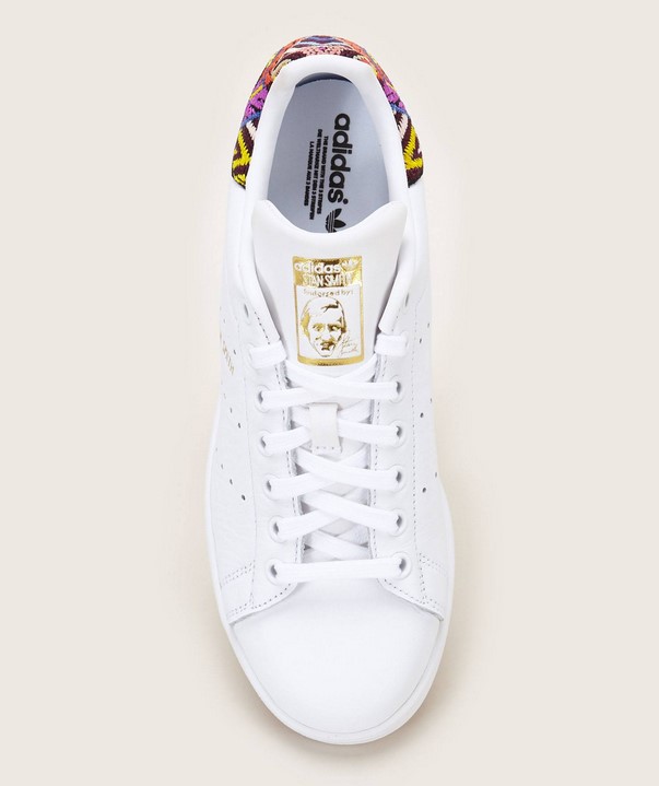 Adidas Originals Stan Smith W Sneakers en cuir brodé - Monshowroom