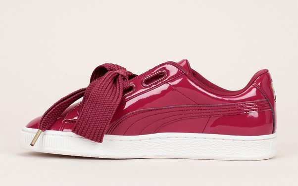 Puma Heart Patent Wn's Sneakers vernies bordeaux - Monshowroom