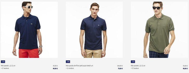 Soldes Polos Lacoste