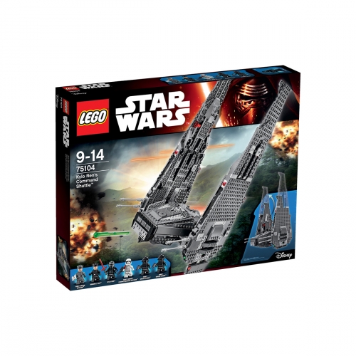 Vaisseau de commande de Kylo Ren LEGO Star Wars, Jouets Cultura