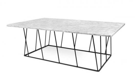 Table basse design Helixo 120 marbre ATYLIA