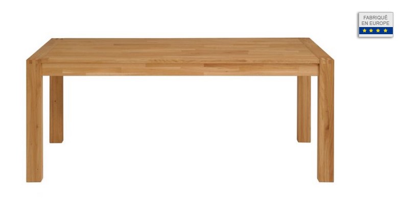 Table à manger extensible design BOSCUS chêne huilé - Miliboo