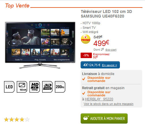 Téléviseur Conforama - Comparer le Prix des TV 3D, TV LED, TV Plasma sur Conforama.fr