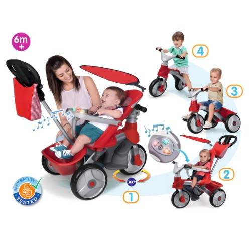 Tricycle Baby Trike Easy Evolution 4 en 1