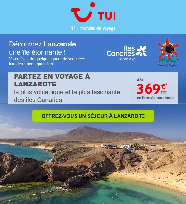 TUI Séjour Lanzarote