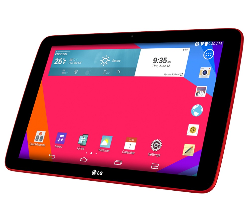 Tablette Carrefour - LG V700 G Pad 10.1 WiFi 16 Go rouge
