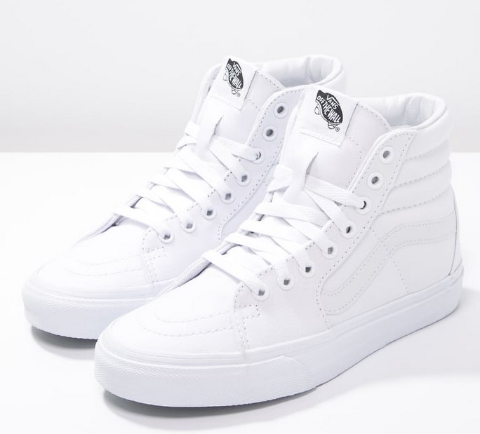 Vans SK8 HI Baskets montantes true white Baskets Femme Vans