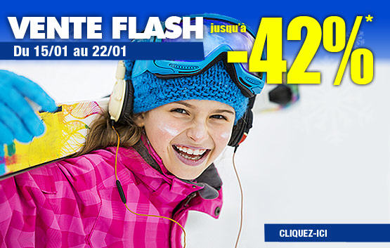 Vente Flash Ski Promovacances - Vacances de Février jusqu'à -42%