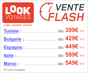 Vente flash Look Voyages - Promo Club Lookéa ou Séjour Hotels