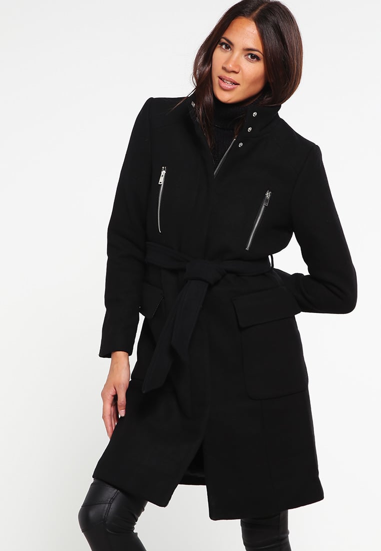 manteau noir vero moda