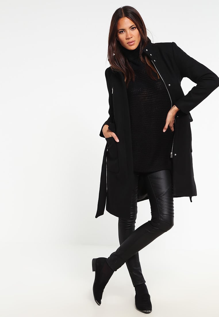 manteau femme noir classique