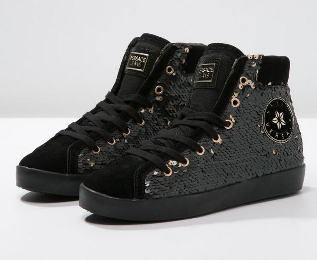 Versace Jeans Baskets montantes nero, Baskets Femme Zalando